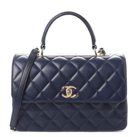 chanel blue beach bag|chanel bag navy blue.